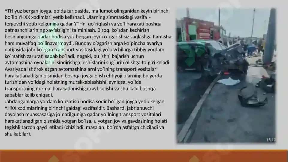 YHX qoidalarini jinoiy tarzda buzganlik holatlarini tergov qilish 4