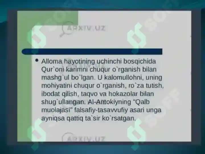 Al-Hakim AT-TERMIZIY HAYOTI VA IJODI 5