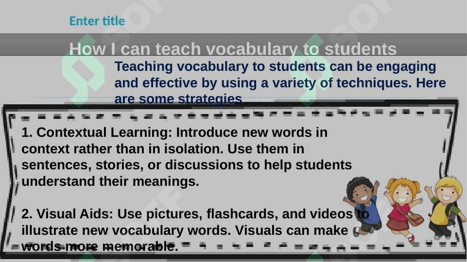 Teaching Vocabulary 3