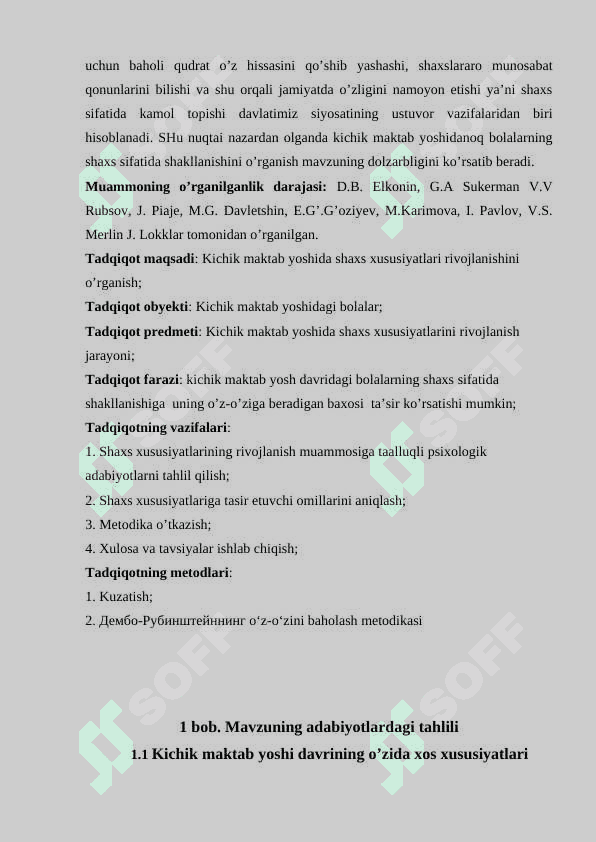 Kichik maktab yoshidagi o’quvchilarning gender xususiyatlarining shakllanishi 5