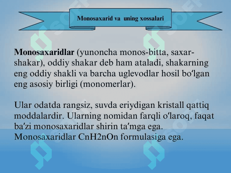 Monosaxaridlar 4