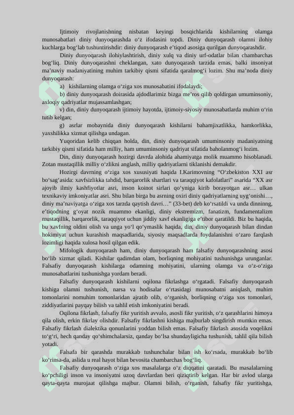 Falsafa fanining predmeti, mazmuni va jamiyatdagi roli 3