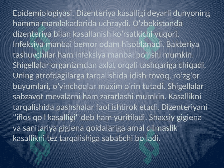 Dizenteriya, botulizm va salmonellyoz 5