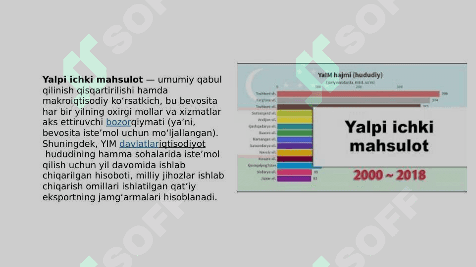 Yalpi ichki va milliy mahsulot 2