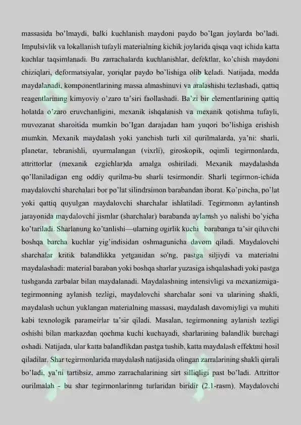 Nanomateriallarning mexanik fizikaviy va kimyoviy xossalari 6