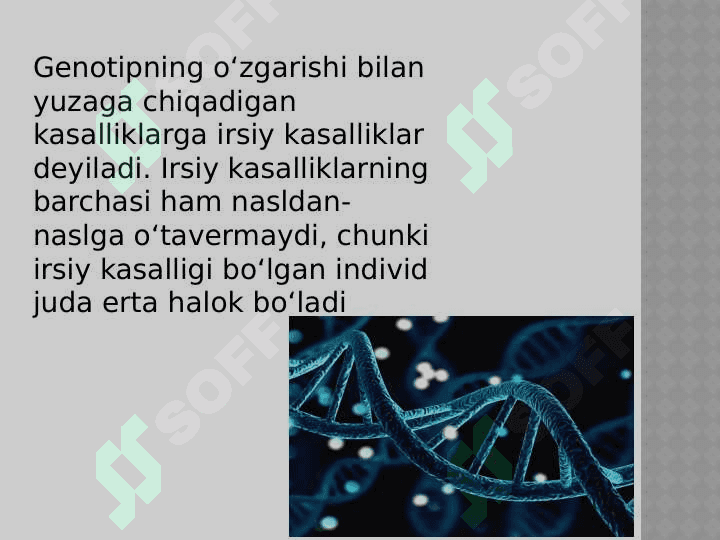 Irsiy kasalliklar 2