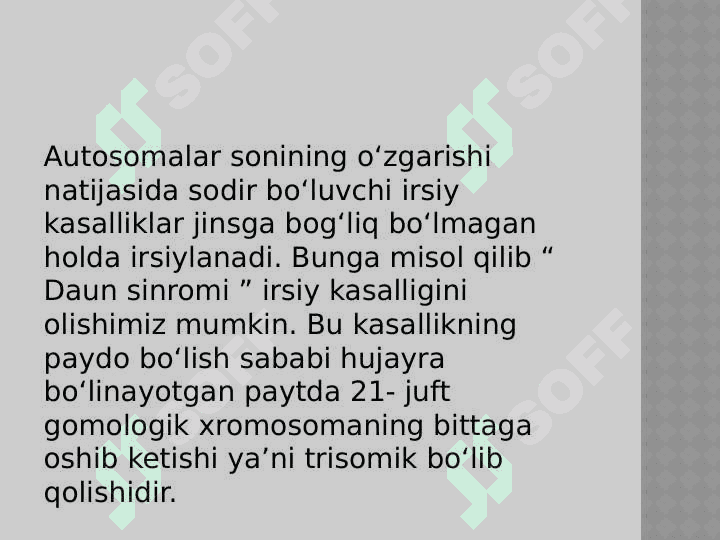 Irsiy kasalliklar 7