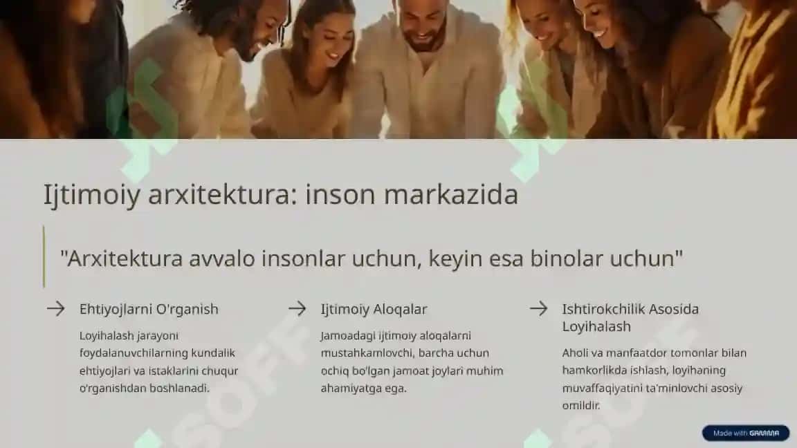 Arxitektura loyihalashning ijtimoiy asoslari 4