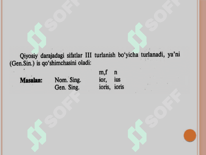 Lotin tilida sifat darajalari 4
