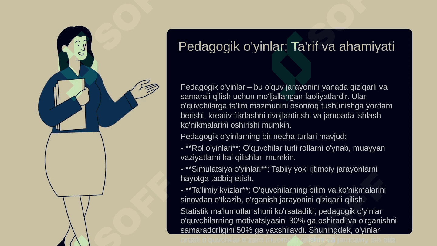 Pedagogik o'yinlar va ularning turlari 3