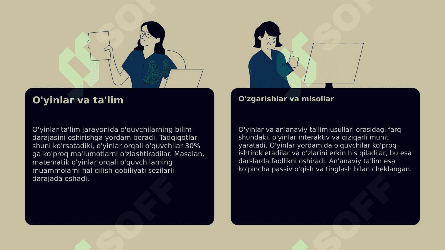 Pedagogik o'yinlar va ularning turlari 7