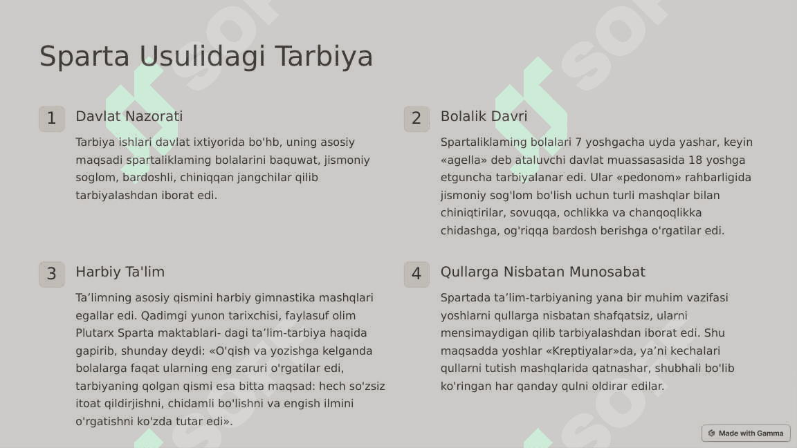 Qadimgi Yunoniston va Rim davlatlarida tarbiya va maktab 3