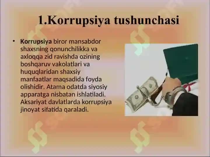 Korrupsiyaning kelib chiqish sabablari 2