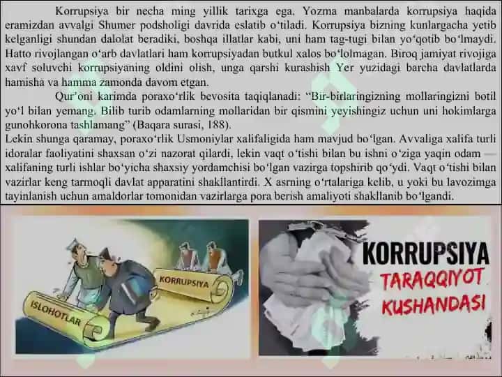 Korrupsiyaning kelib chiqish sabablari 3