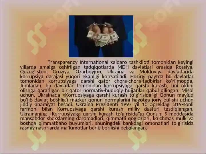 Korrupsiyaning kelib chiqish sabablari 6