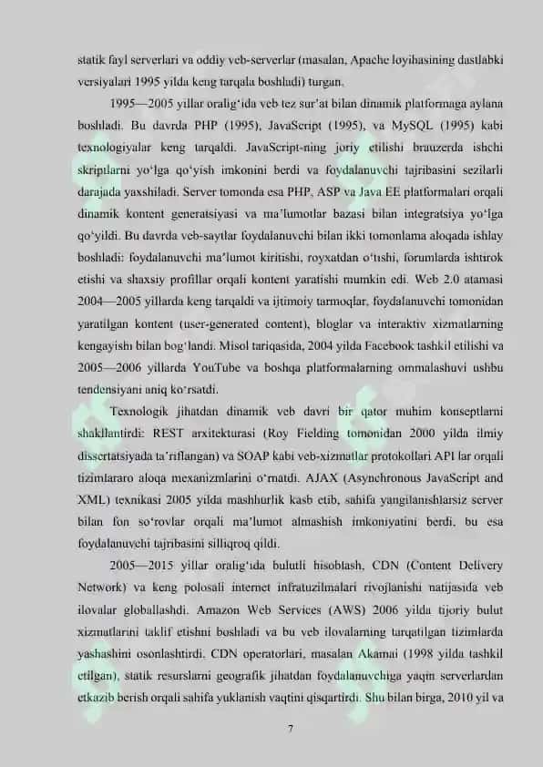 “Ahmad School” o‘quv markazining internet sahifasini ishlab chiqish 6