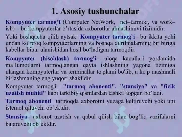Kompyuter tarmoqlari 2