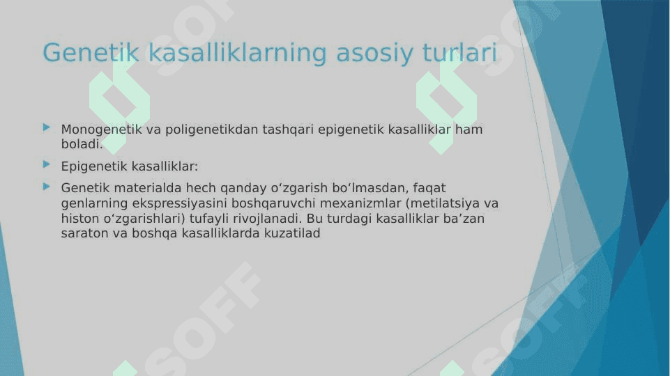 Gen kasalliklari 6