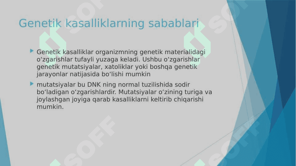 Gen kasalliklari 7