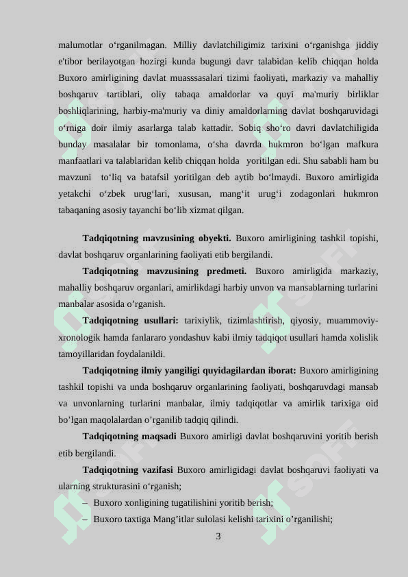 Buxoro amirligi tashkil topishi va siyosiy hayot 3