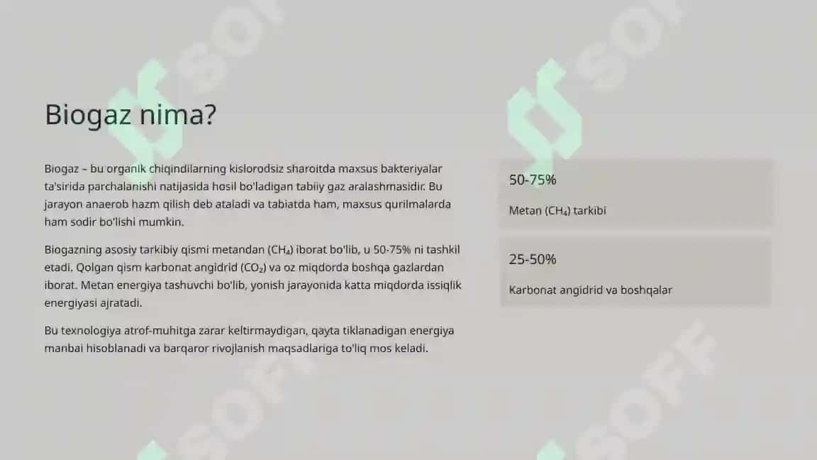 Biogaz Qozonlari: Qayta Ishlanadigan Energiya Manbalari 2