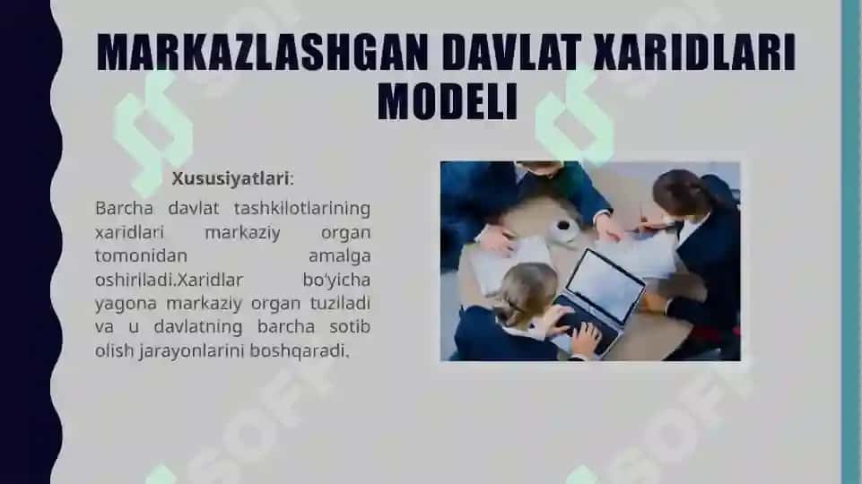 Davlat xaridlarini tashkil etish modellari 3