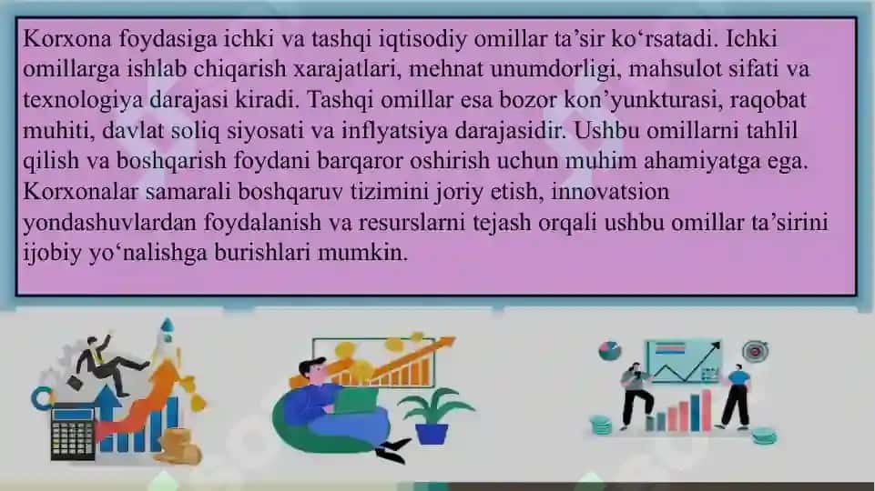 Foydani maksimallashtirish strategiyalari SLAYD 6
