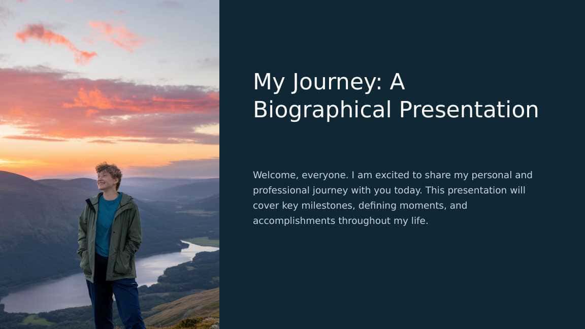 My Journey: A Biographical Presentation