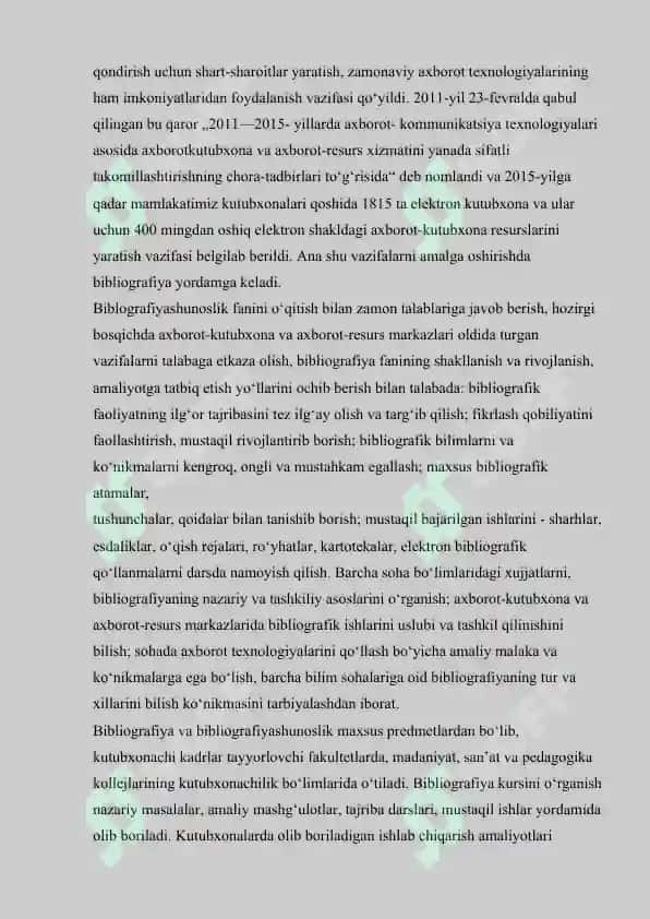 Bibliografiya shakllantirish mezonlari bilan tanishish 3
