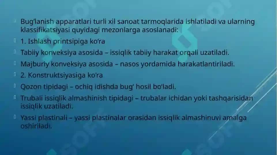 Bug‘latish apparatlari klassifikatsiyasi 3