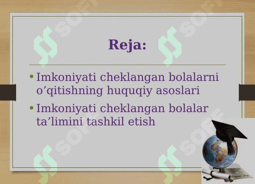 Inklyuziv ta’limning huquqiy-me’yoriy asoslari 2