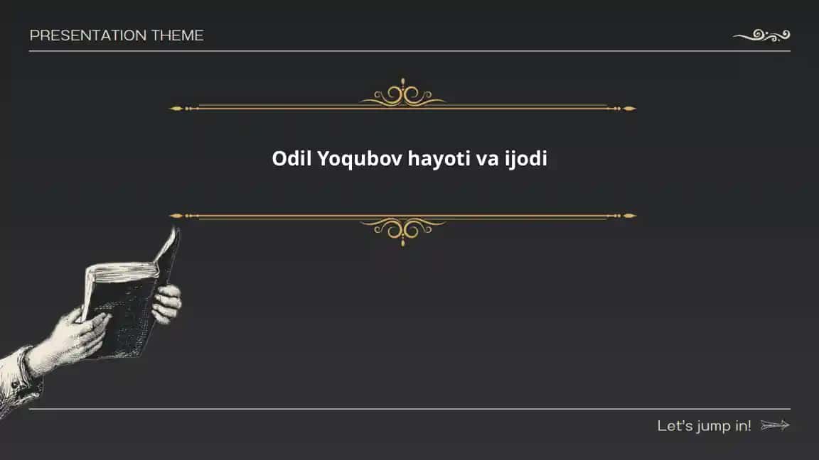 Odil Yoqubov hayoti va ijodi