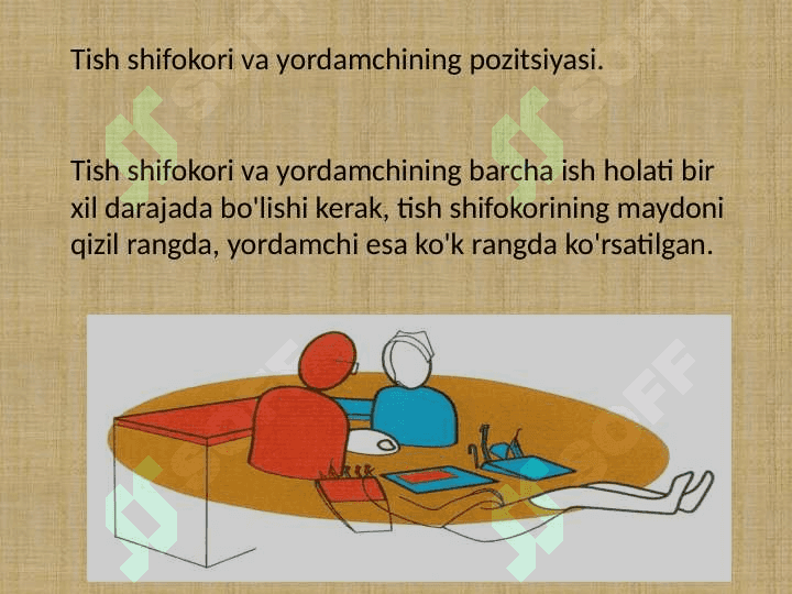 To'rt qo'l bilan ishlash (assistent bilan) asoslari. 4