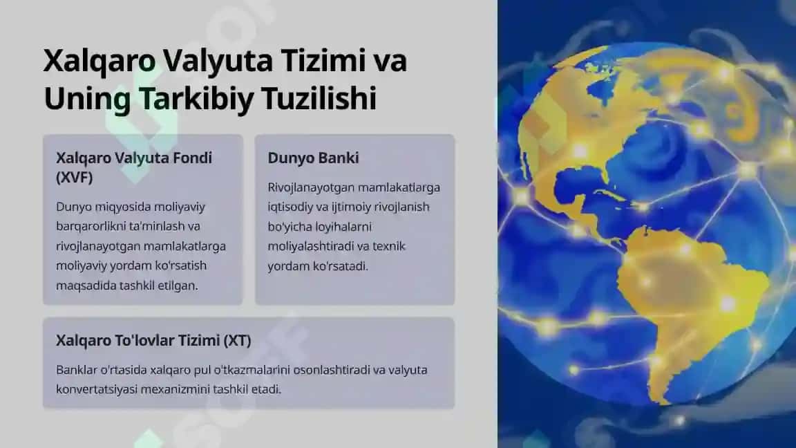 Valyutalarning Dunyo Iqtisodiyotidagi O'rni 3