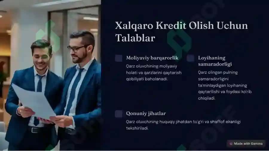 Xalqaro Kreditlar 3