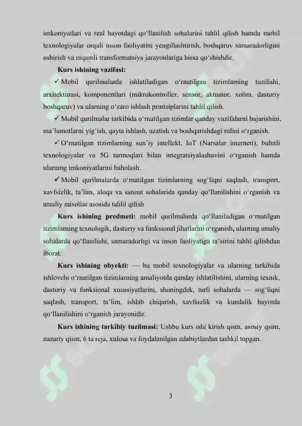 MOBIL QURILMALARDA O‘RNATILGAN TIZIMLARNING QO‘LLANILISHI 3
