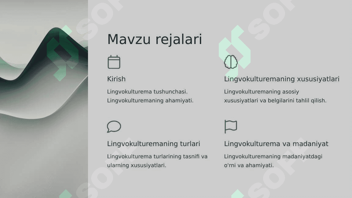 Lingvokulturema va uning turlari 2