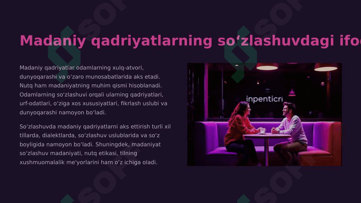 Madaniy qadriyatlar va ularning soʻzlashuvda ifodalanishi 4