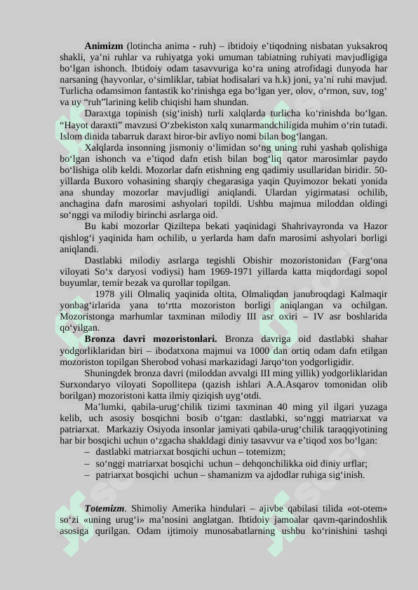 MARKAZIY OSIYO XALQLARI DINLARI VA E’TIQODLARI 4