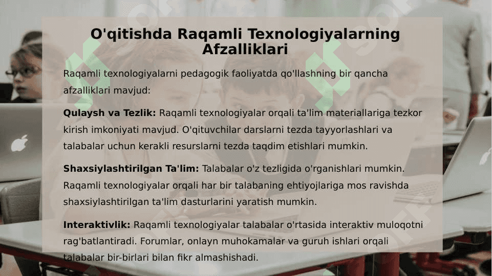 Pedagogik faoliyatda raqamli texnologiyalardan foydalanish 4