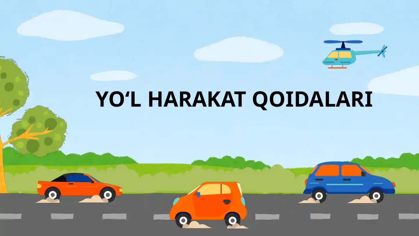 YOʻL HARAKAT QOIDALARI