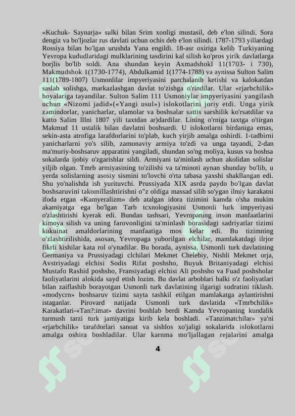 USMONIYLAR IMPYERIYASINING TANAZZULGA UCHRASHI 4