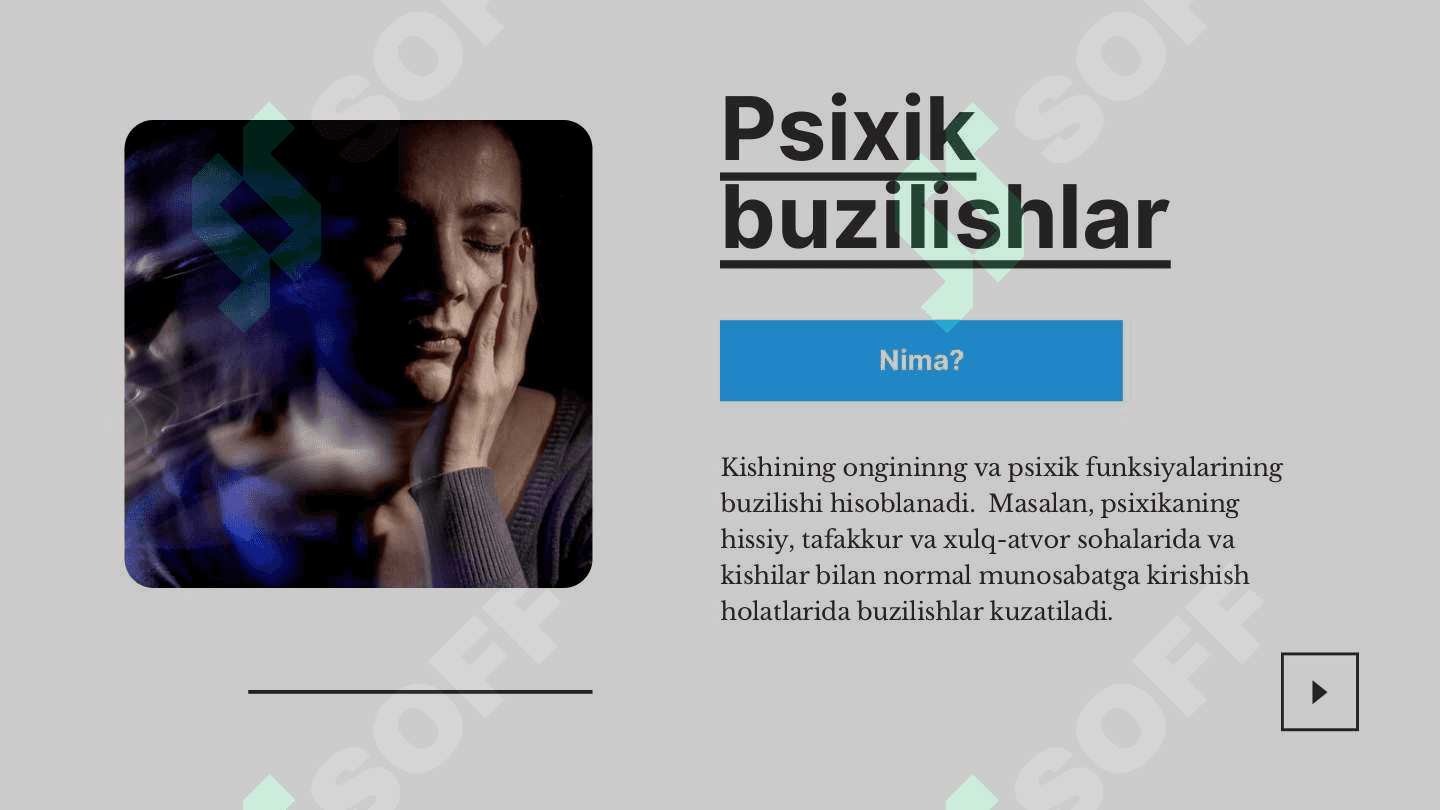 Psixik buzilishlar 2