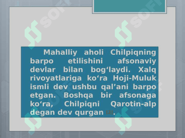 Chilpiqning sirlari 8