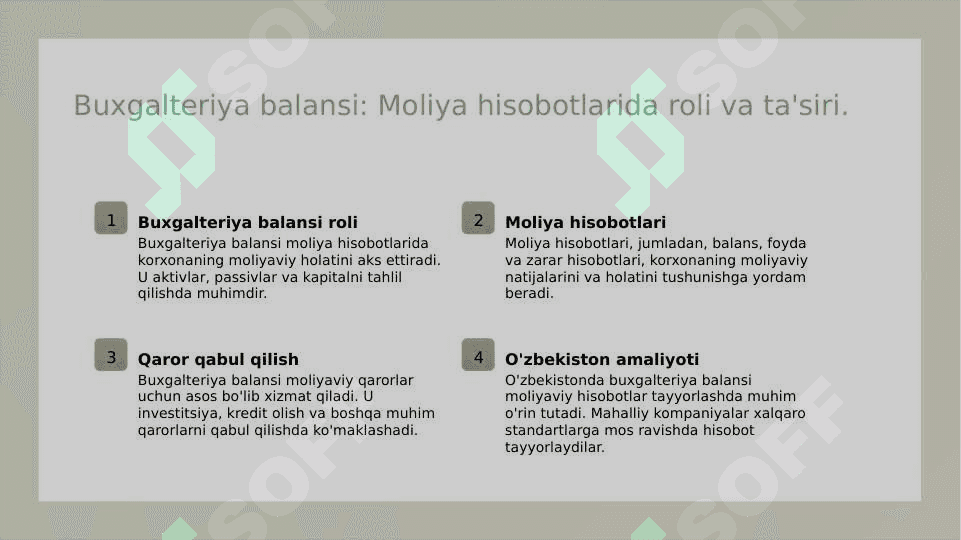 Buxgalteriya balansi va uni tuzish tartibi... 4
