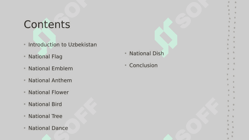 The state symbols of Uzbekistan 2