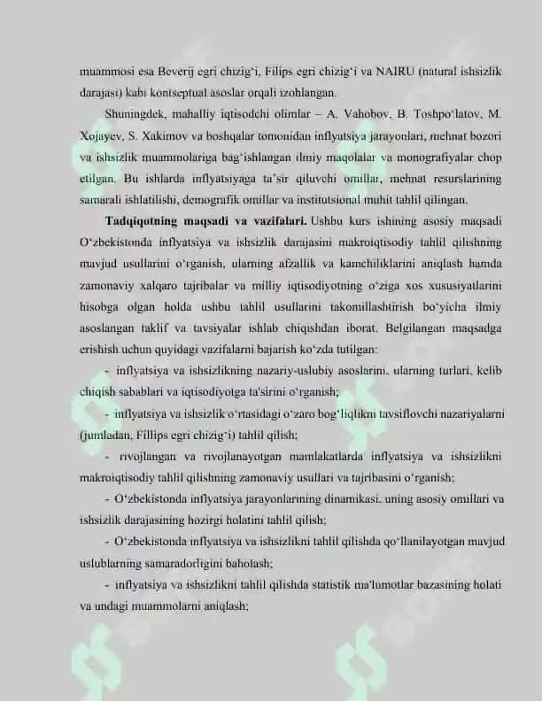 inflyatsiya kurs ishi 4