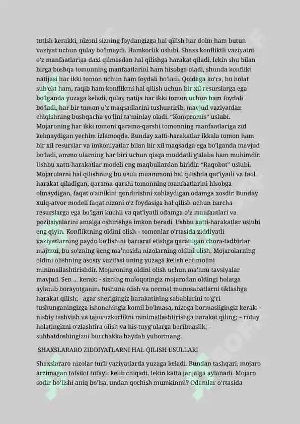Kanflikt haqida tushuncha 2
