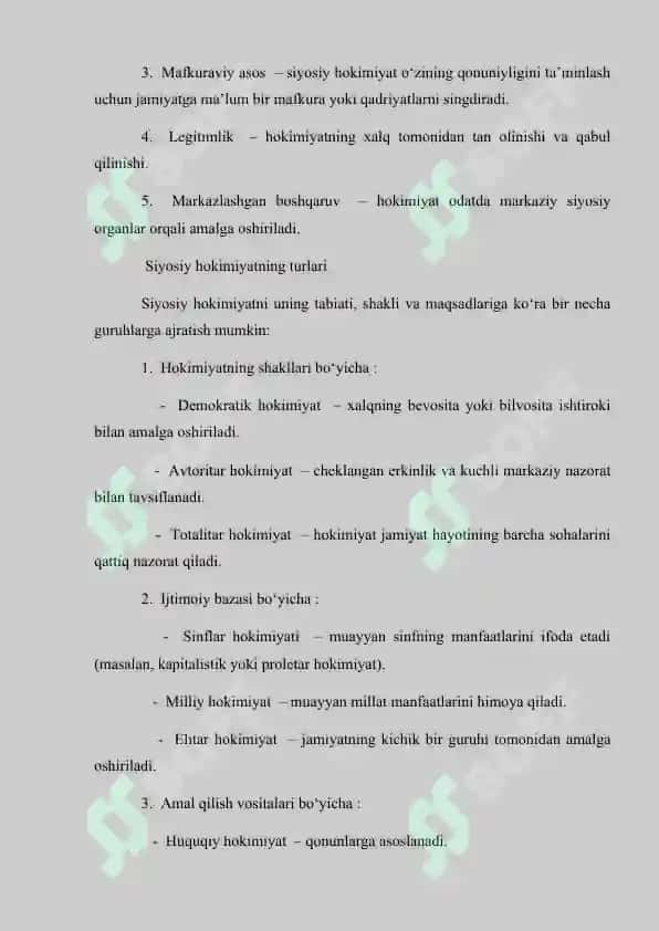 Siyosiy xokimiyat va davlat xokimiyati 3