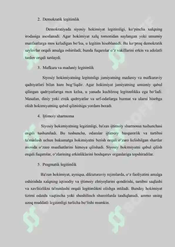 Siyosiy xokimiyat va davlat xokimiyati 5